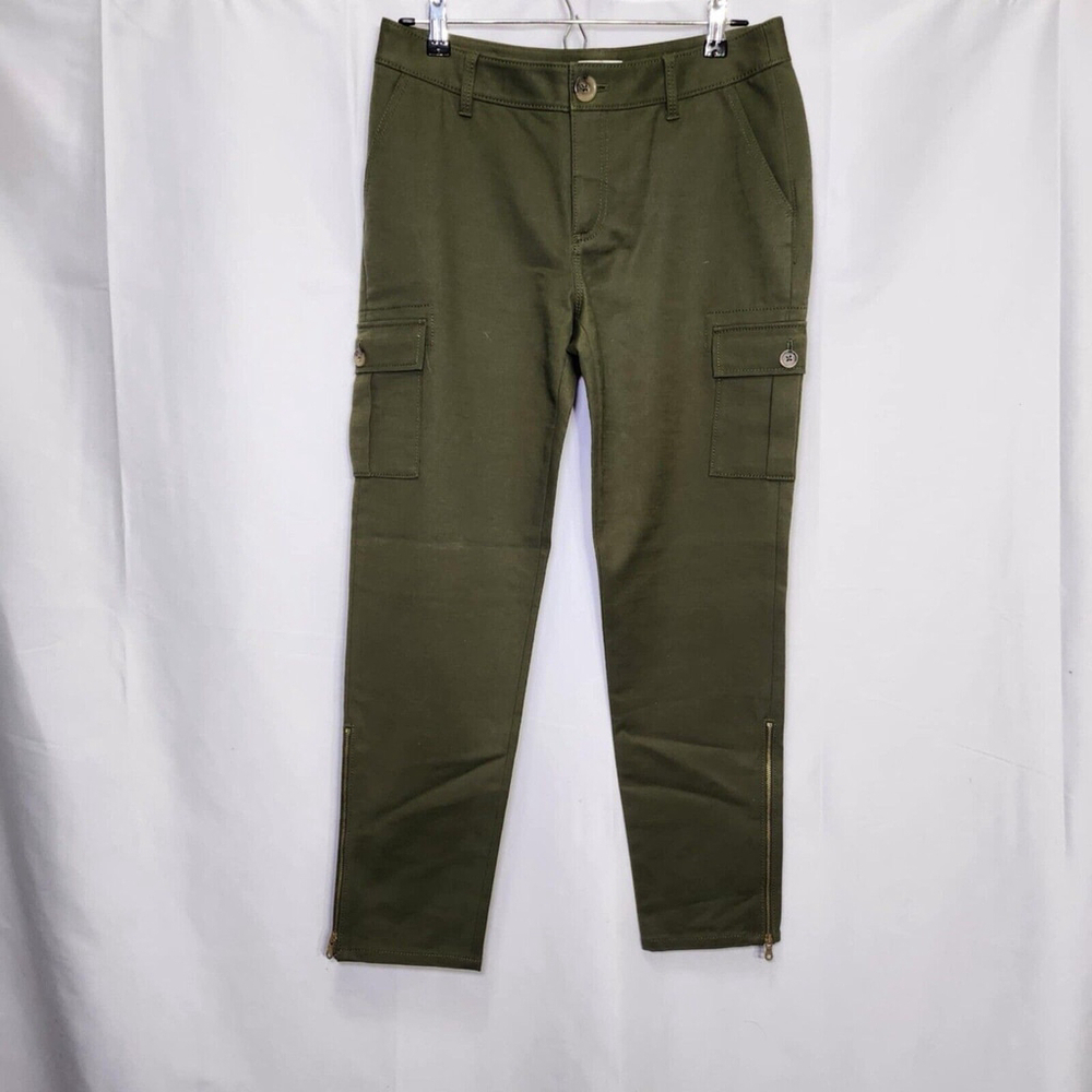 Kate Spade Live Colorfully Green Olive Cargo Pants Women's Size 6